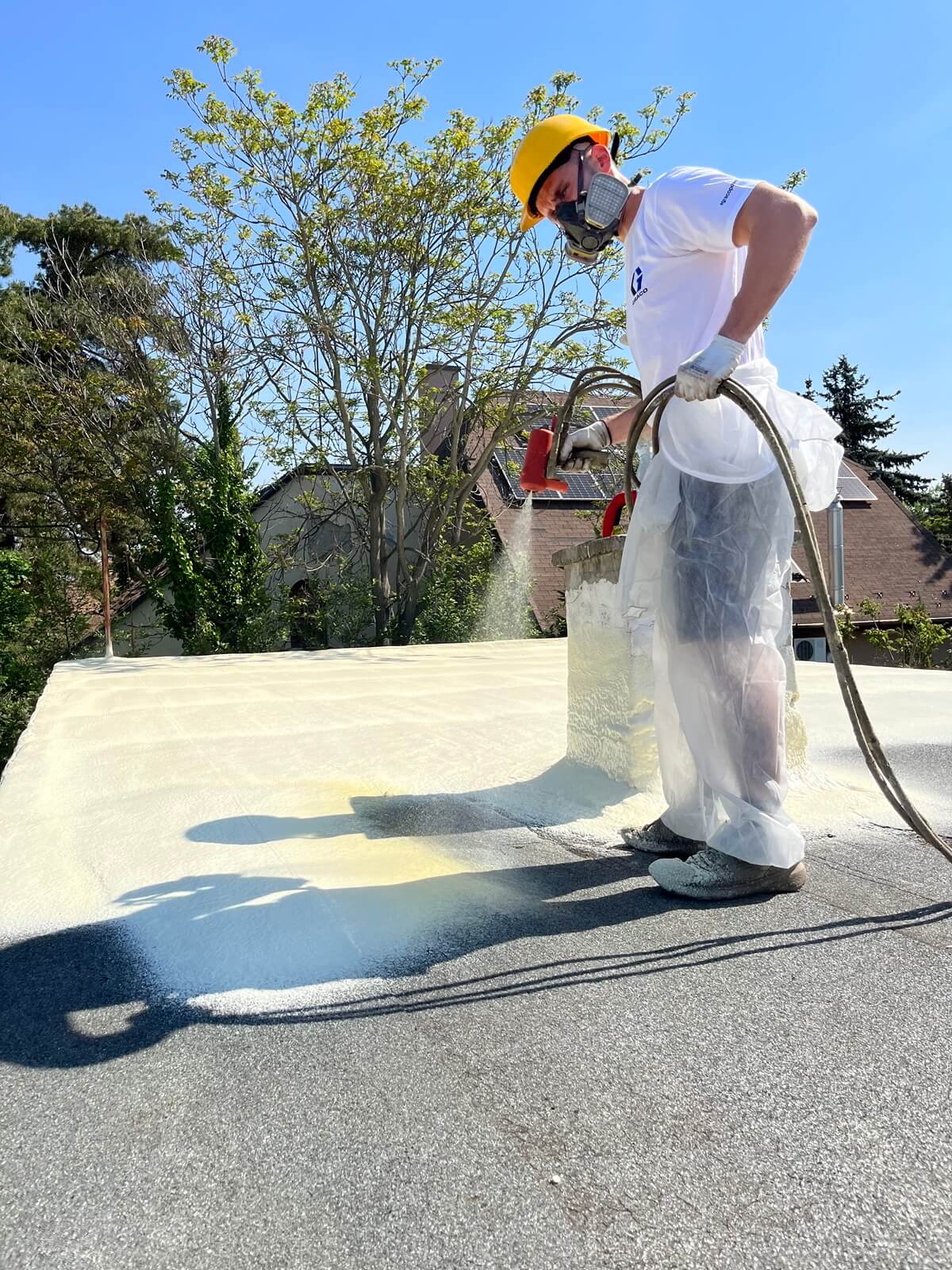 Lapostető szigetelés zárt cellás purhabbal